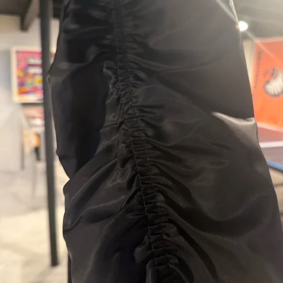 Karl Lagerfeld Black Trench Coat - Picture 3 of 5